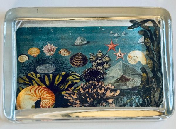 Blue Sea and Sky Paperweight