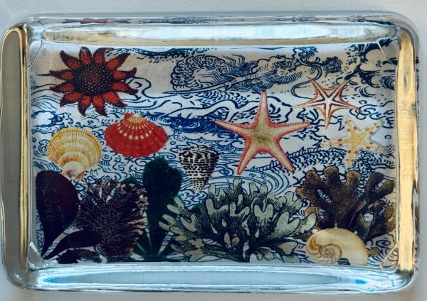 Blue Water Paperweight